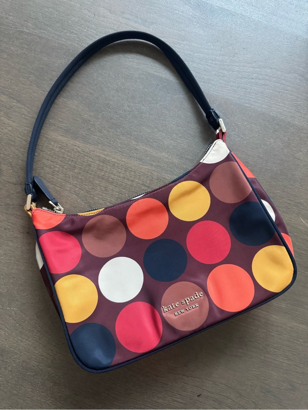 Kate Spade The Little Better Sam Polka Dot Party Small Shoulder Bag